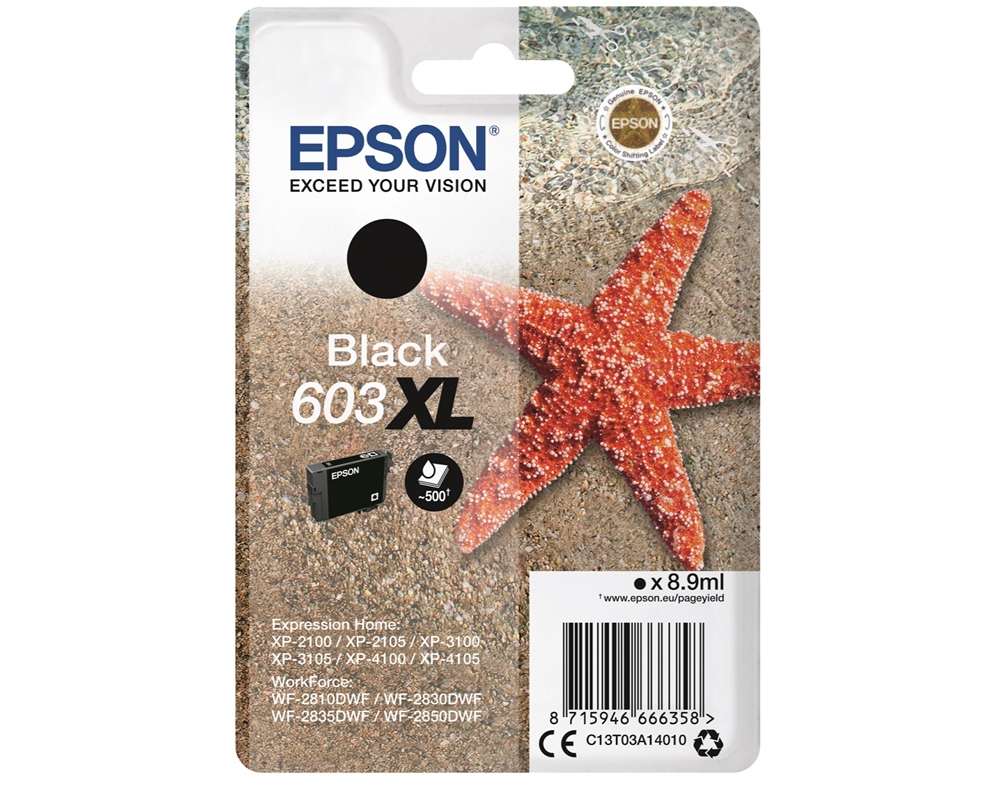 Tinteiro Original Epson Preto Xl Epsc T A Auchan