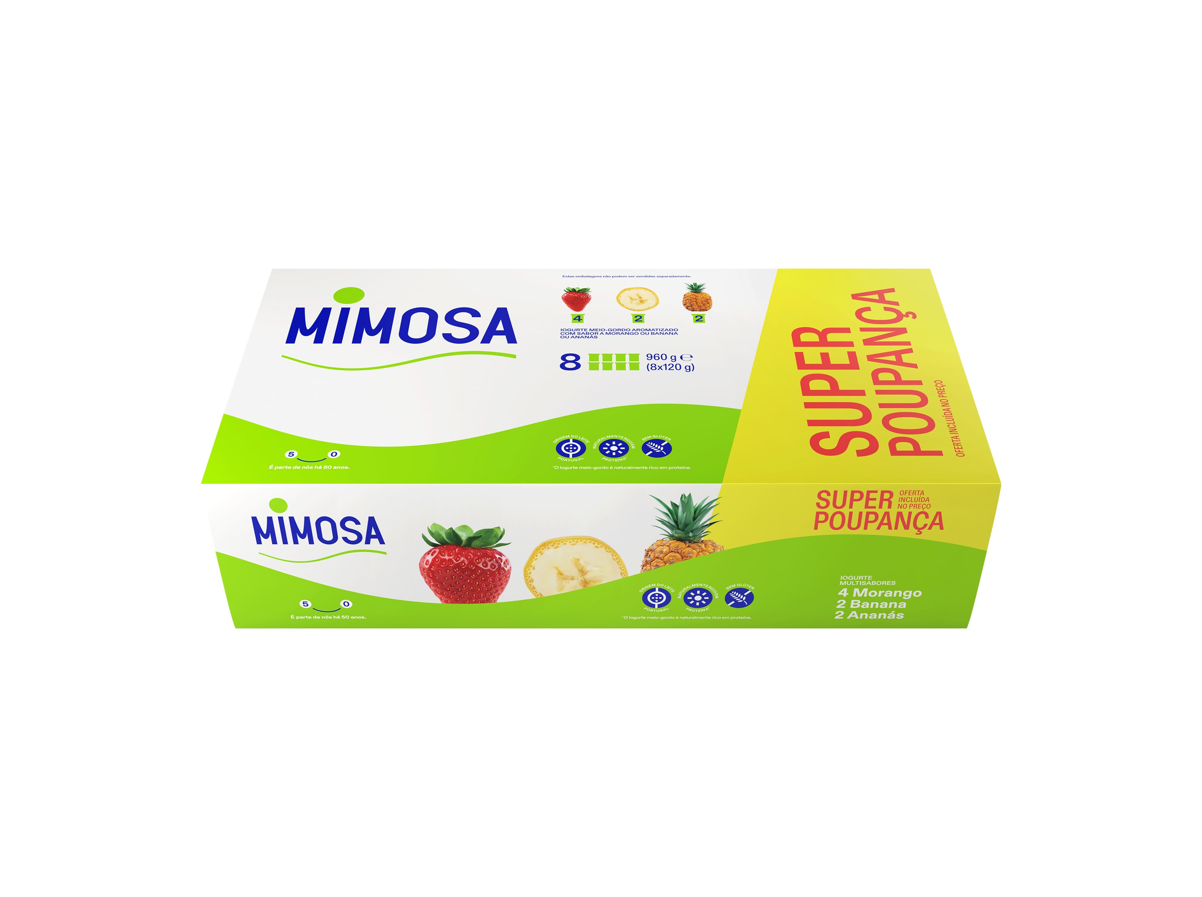 Iogurte Mimosa Aroma Morango Anan S Banana X G Auchan