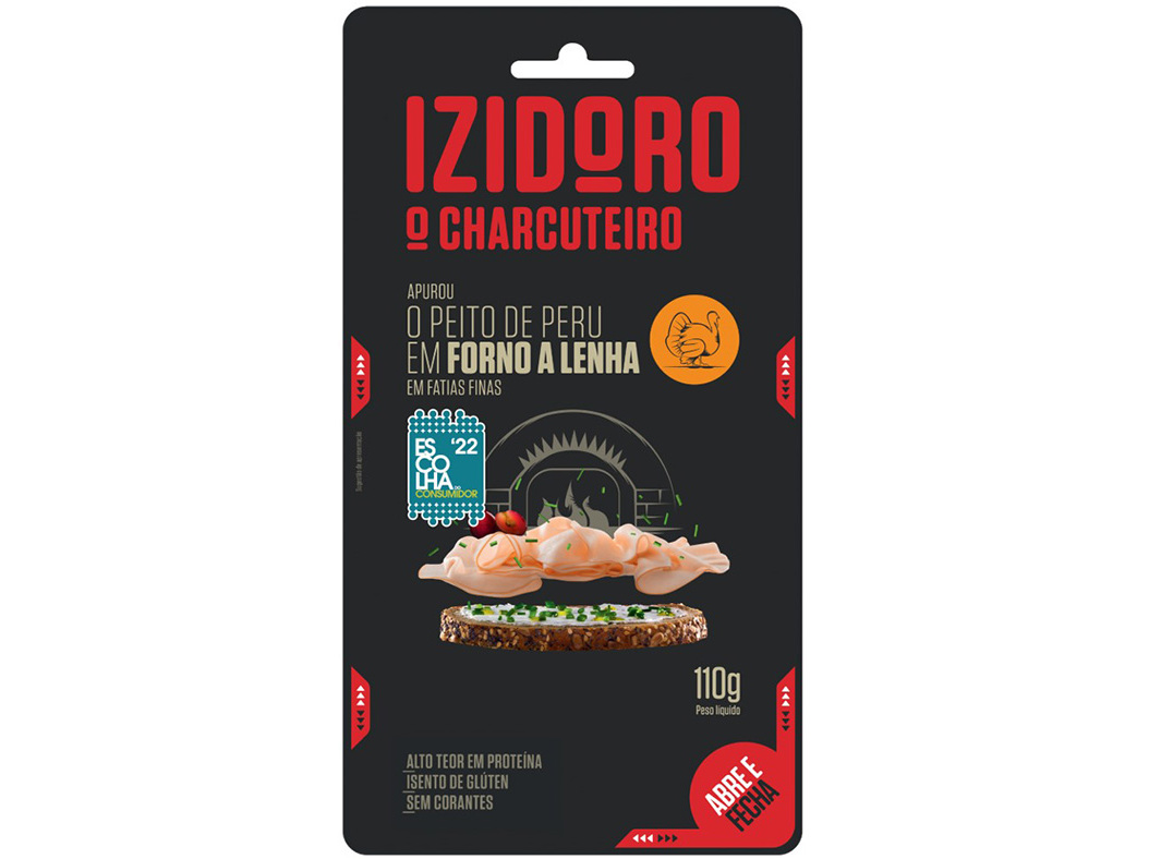 Fiambre Peito De Peru Fatias Finas Forno Lenha Izidoro 110g Auchan