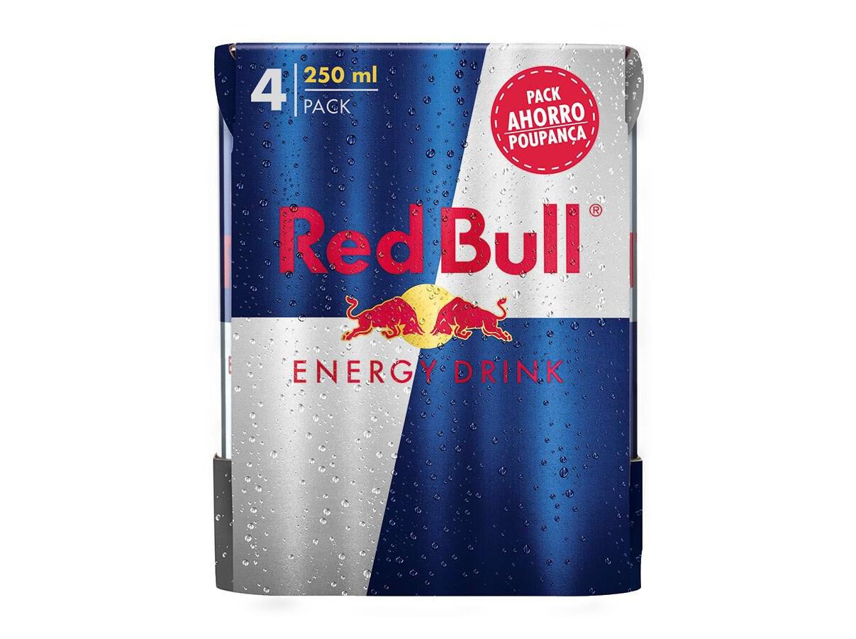 Bebida Red Bull Energetica Lata 4x0 25l Auchan