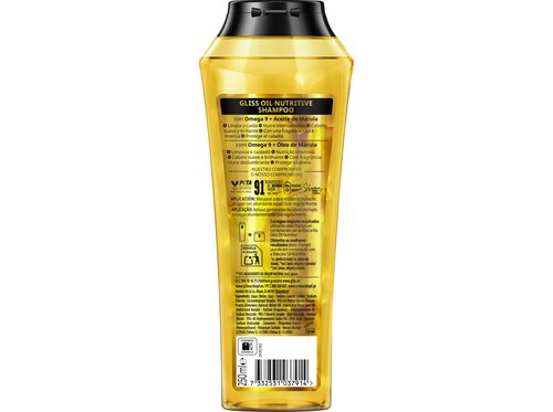 CHAMPÔ GLISS OIL NUTRITIVE 250ML image number 1