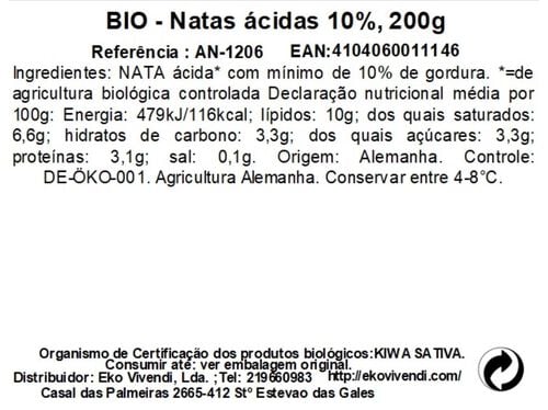 NATAS ÁCIDAS ANDECHSER 10% 200G image number 1
