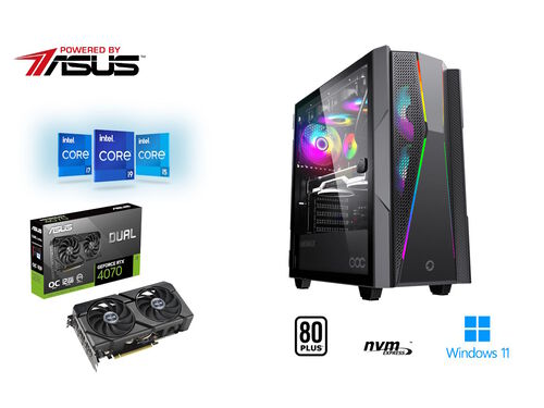 DESKTOP GAMING POWERED BY ASUS I7/16/1TB RTX 4070 image number 0