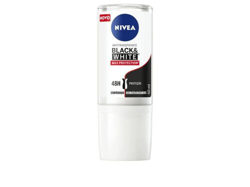 DEO ROLL-ON NIVEA BLACK&WHITE MAX PROTECTION 50ML image number 0
