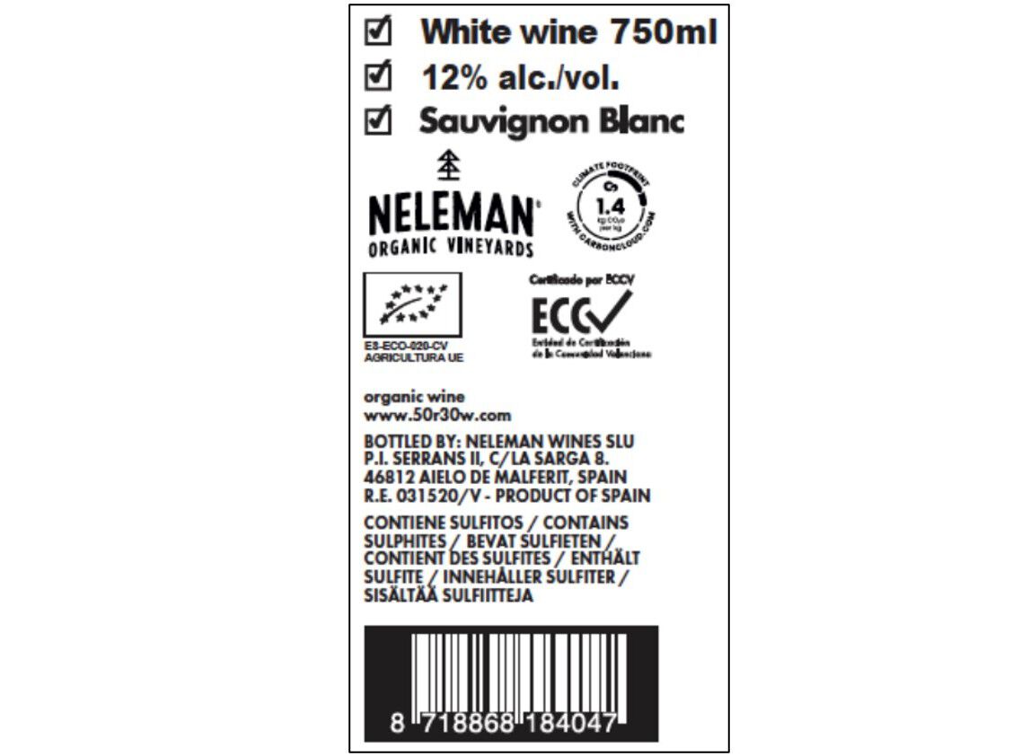Neleman 50 Reasons Sauvignon Blanc