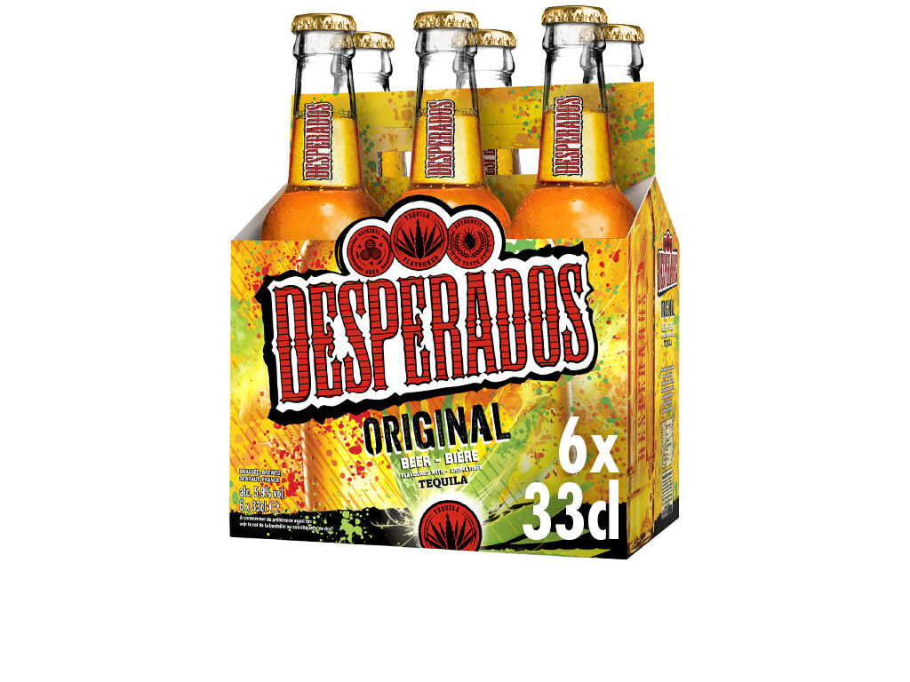 Cerveja com Álcool DESPERADOS emb.3x33cl