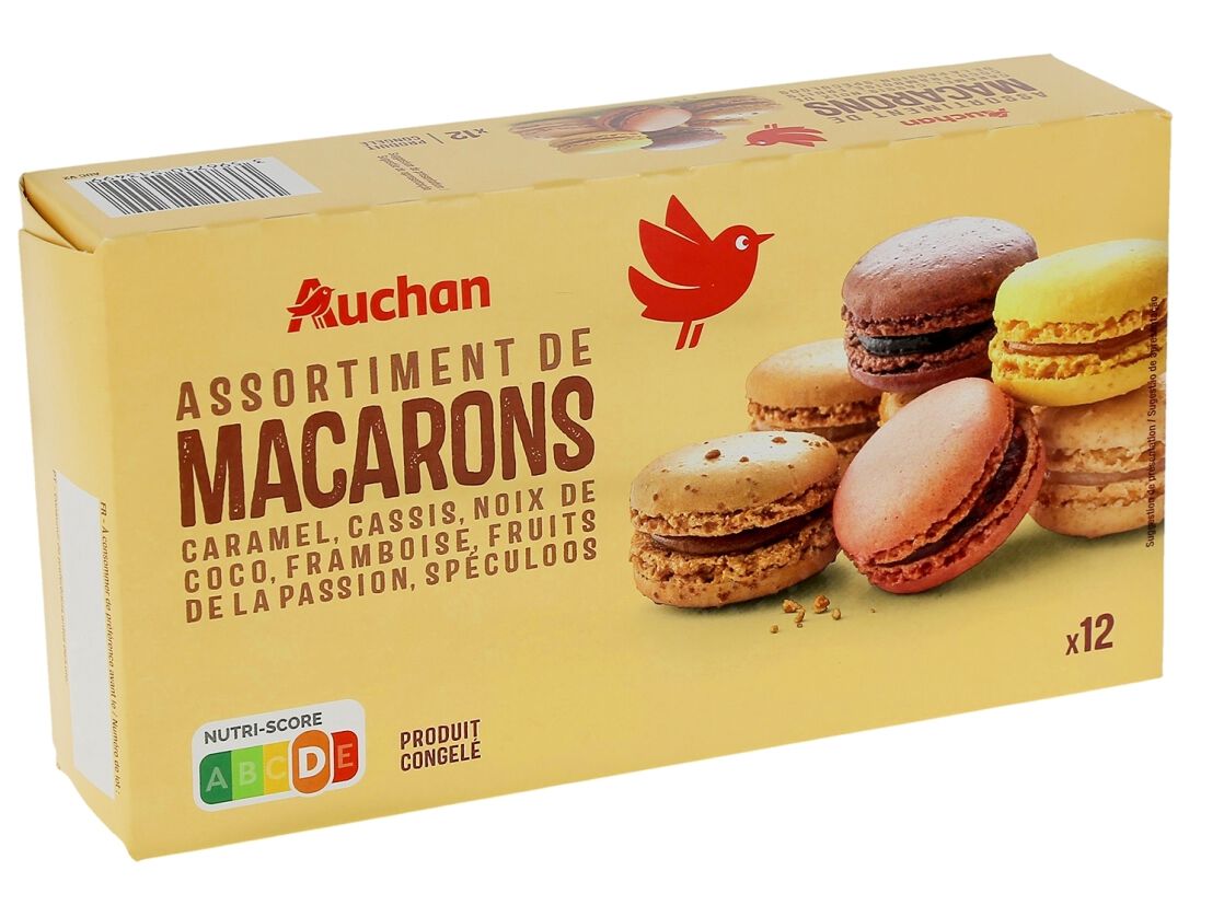 12 Macarons Auchan 154g