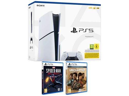 CONSOLA PS5 STAND + UNCHARTED + SPIDERMAN MORALES image number 0