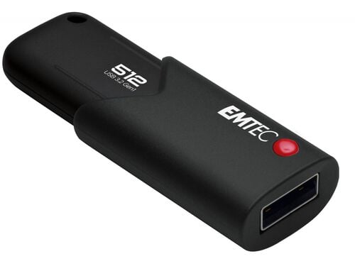 MEMÓRIA USB EMTEC E173454 3.2 CLICK SECURE 512GB image number 0