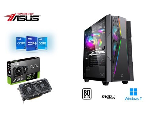 DESKTOP GAMING POWERED BY ASUS I5/16/1TB RTX 4060 image number 0