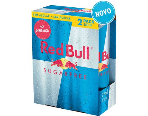 Bebida Red Bull Energetica Pack Sugar Free 2 X 0 25l Auchan