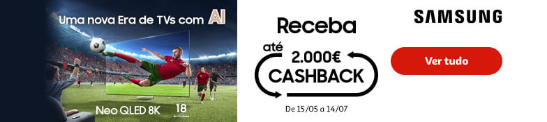 Campanha Cashback Samsung TV || 15/05 a 14/07 | Auchan