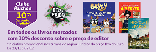 Campanha Mercado do Livro Clube Auchan || 23/11 a 02/12 | Auchan