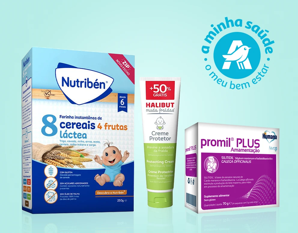 Em produtos para o seu Bebé