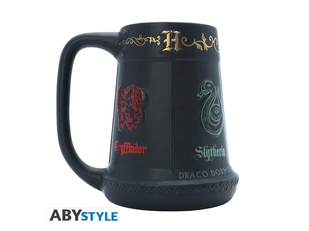 Caneca 3d Four Houses Abystyle Harry Potter 650ml