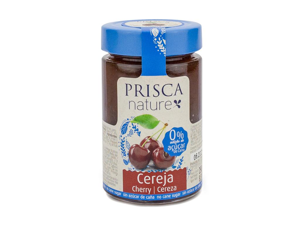 Doce Casa Da Prisca De Cereja Sem Adição De Açúcar 230g