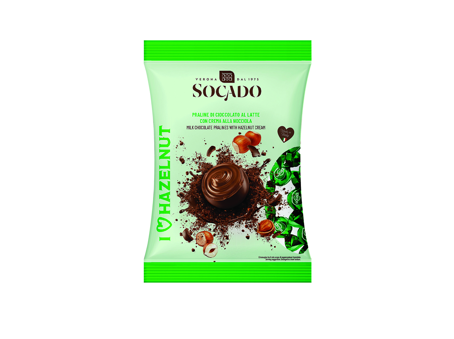 Bombons Socado I Love Hazelnut 105g