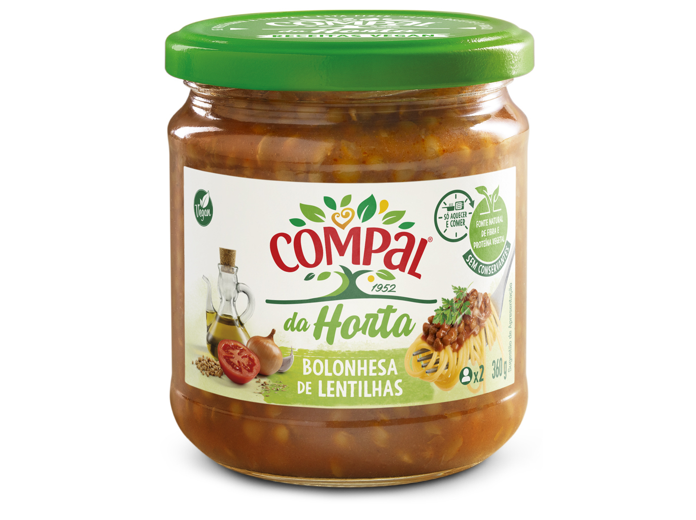 Bolonhesa De Lentilhas Compal 360g