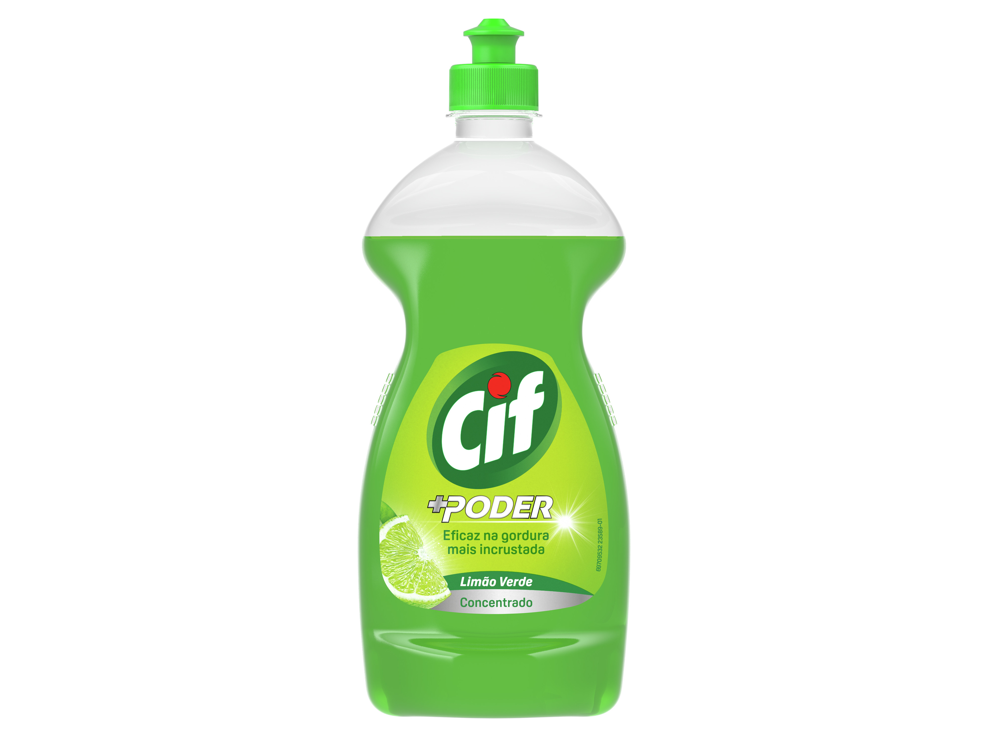 Detergente Cif Loiça Manual Concentrado Limão Verde 600ml