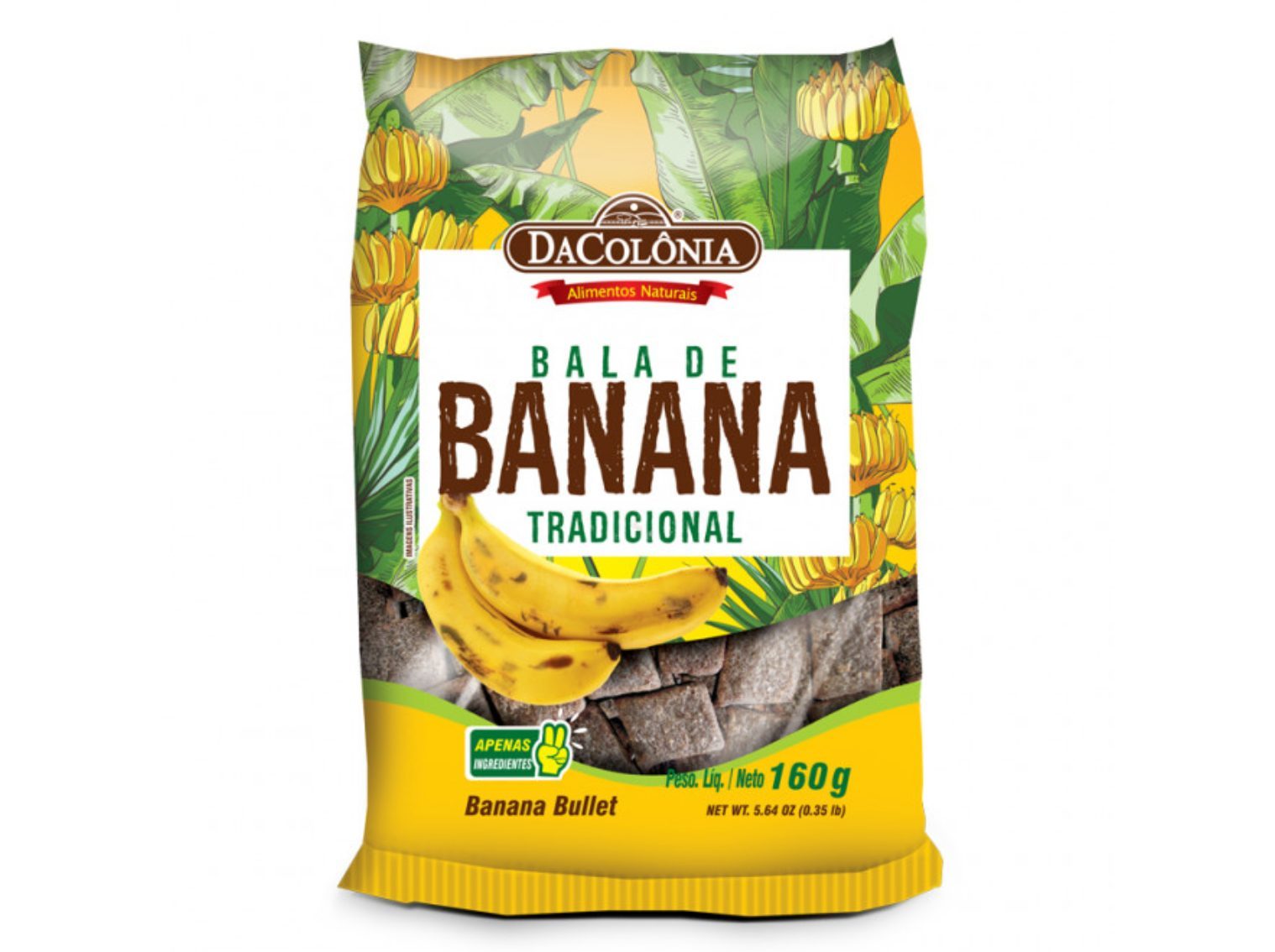 Rebuçado Dacolônia Banana 160g