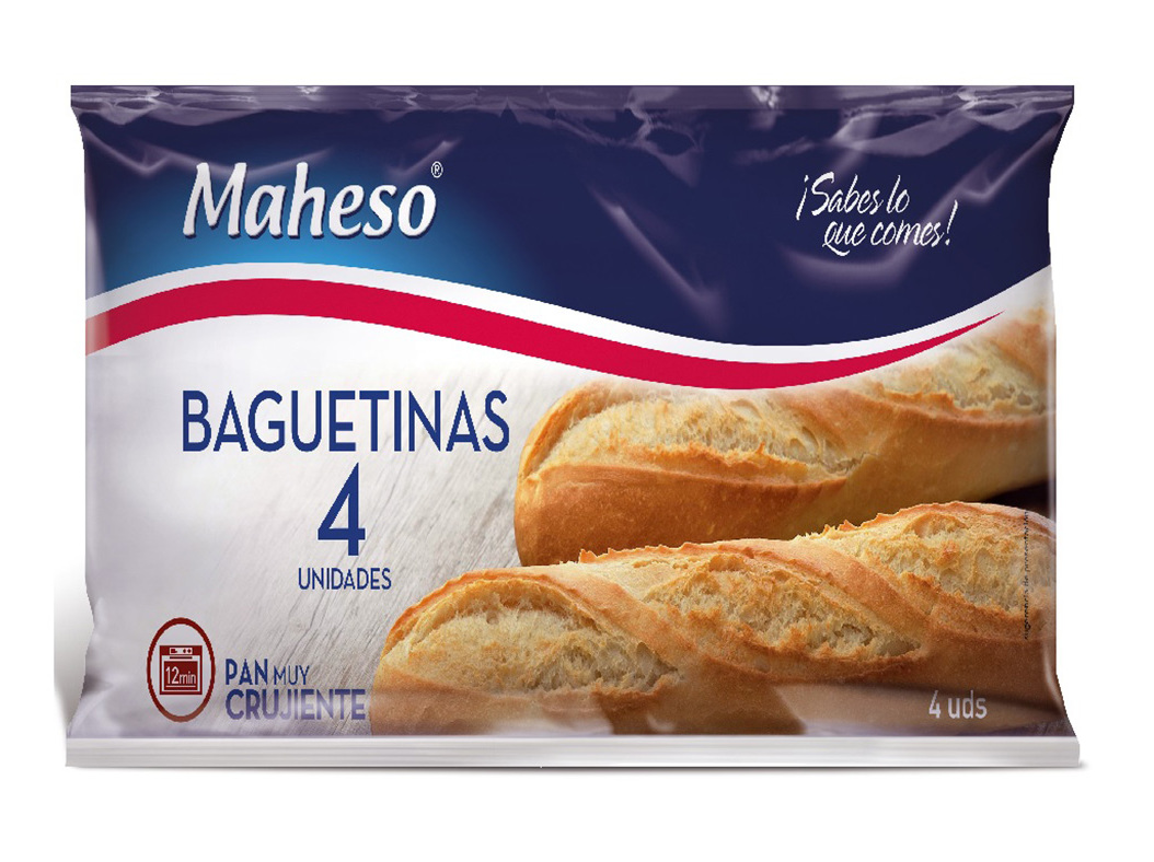 Baguetes Maheso 4un 500g