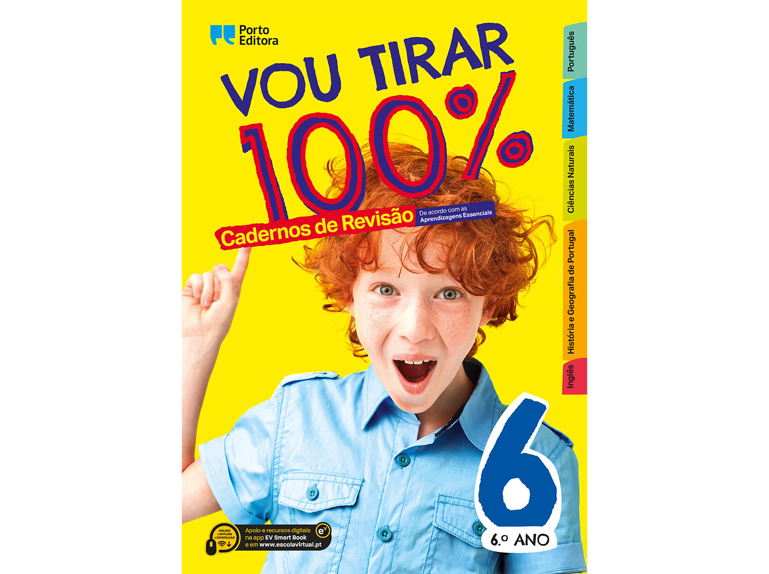 Livro Vou Tirar 100% - 6.º Ano - Cadernos De Revisão