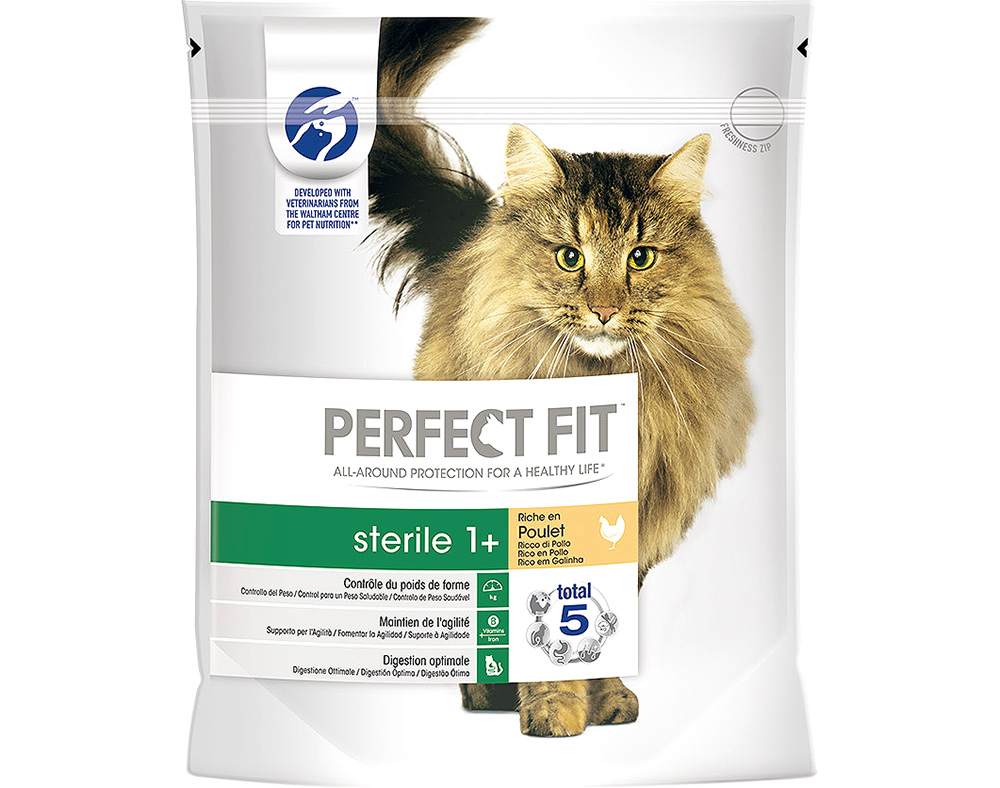 Ração Para Gato Perfect Fit Esterilizado Com Galinha 1.4kg