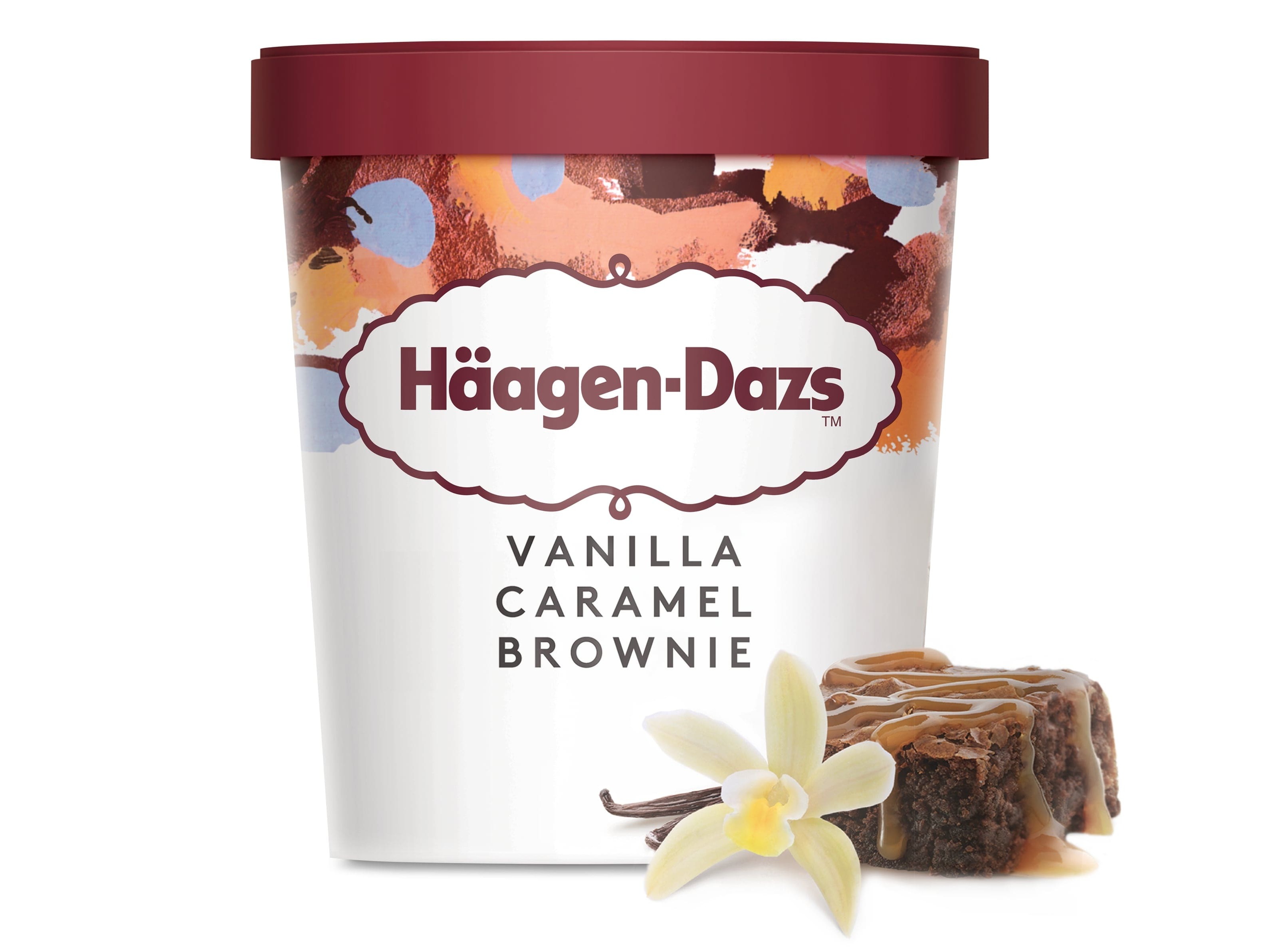 Gelado Häagen-dazs Baunilha Caram Brownie 460 Ml