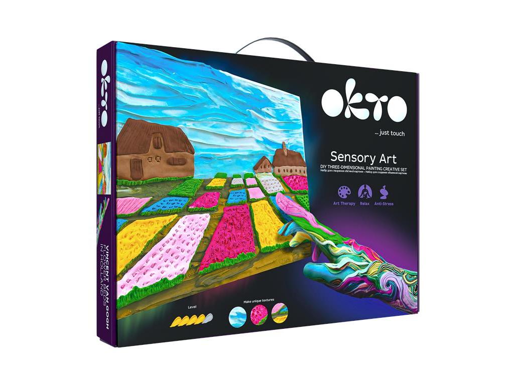 Conjuntos Creativos Okto 3d Tela Flower Beds