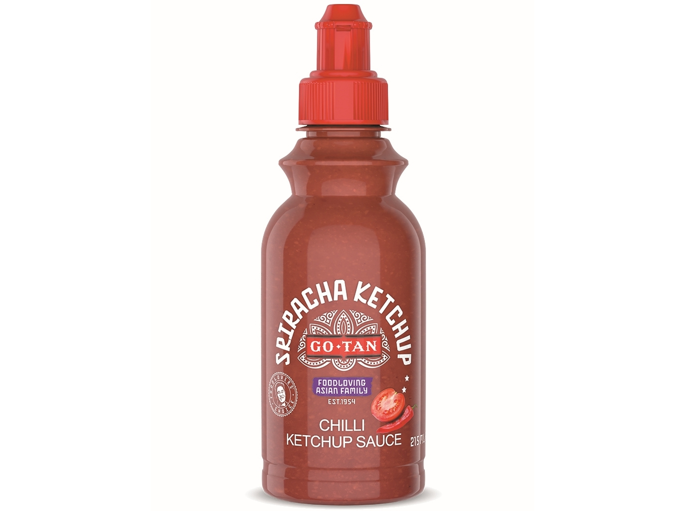 Molhos Gotan Ketchup Sriracha 215ml