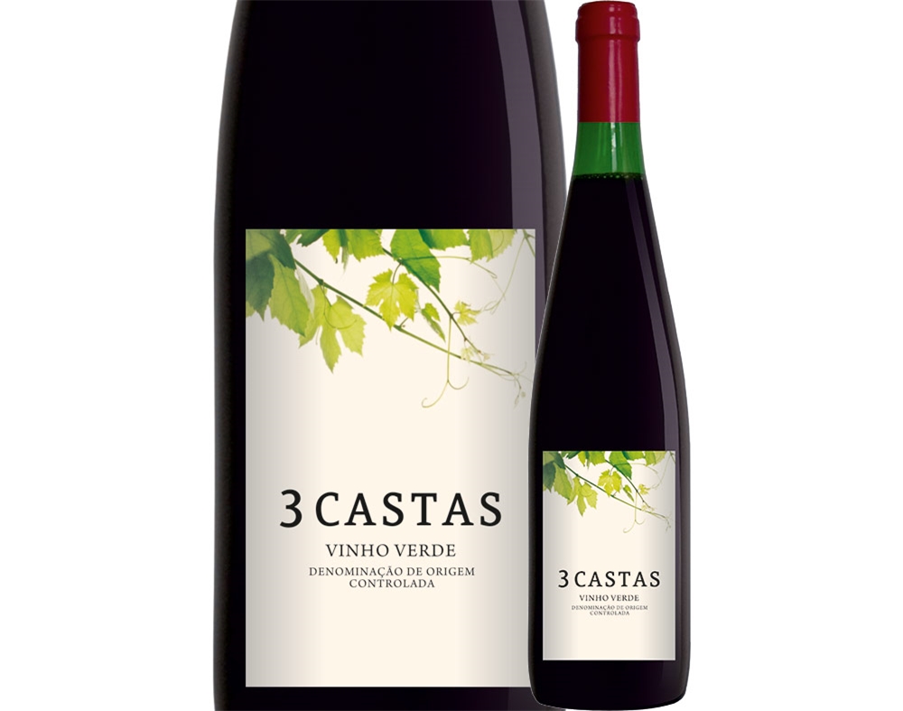 Vinho Tinto 3 Castas Minho Verde 0.75l