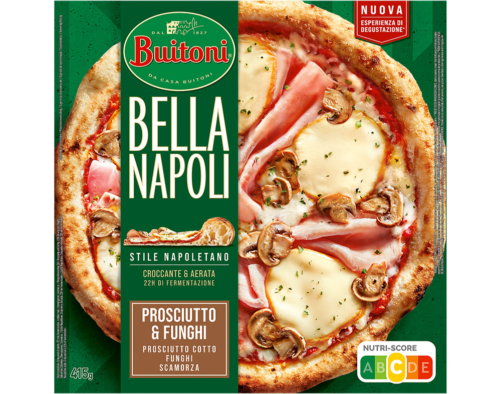 Pizza Buitoni Bella Napoli Fiambre E Cogumelos 425g