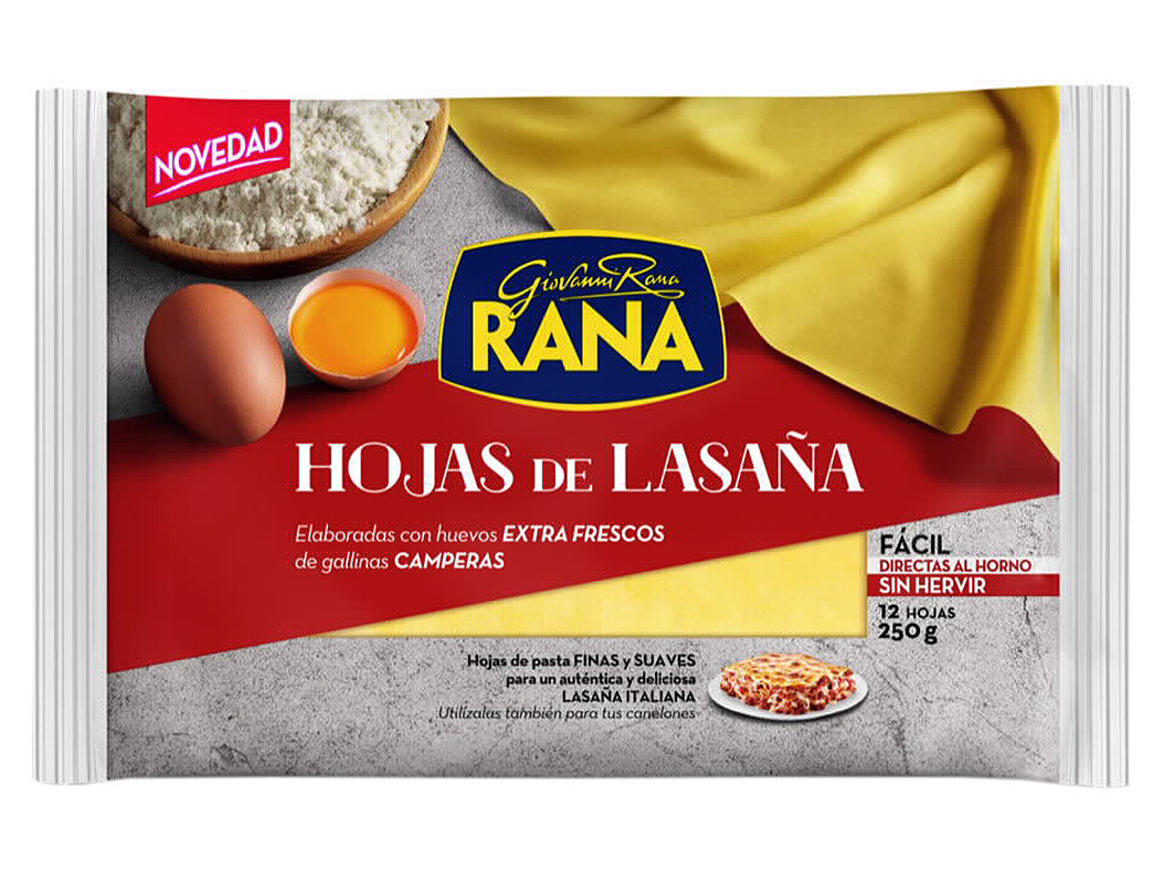 Folhas Para Lasanha Rana 250g