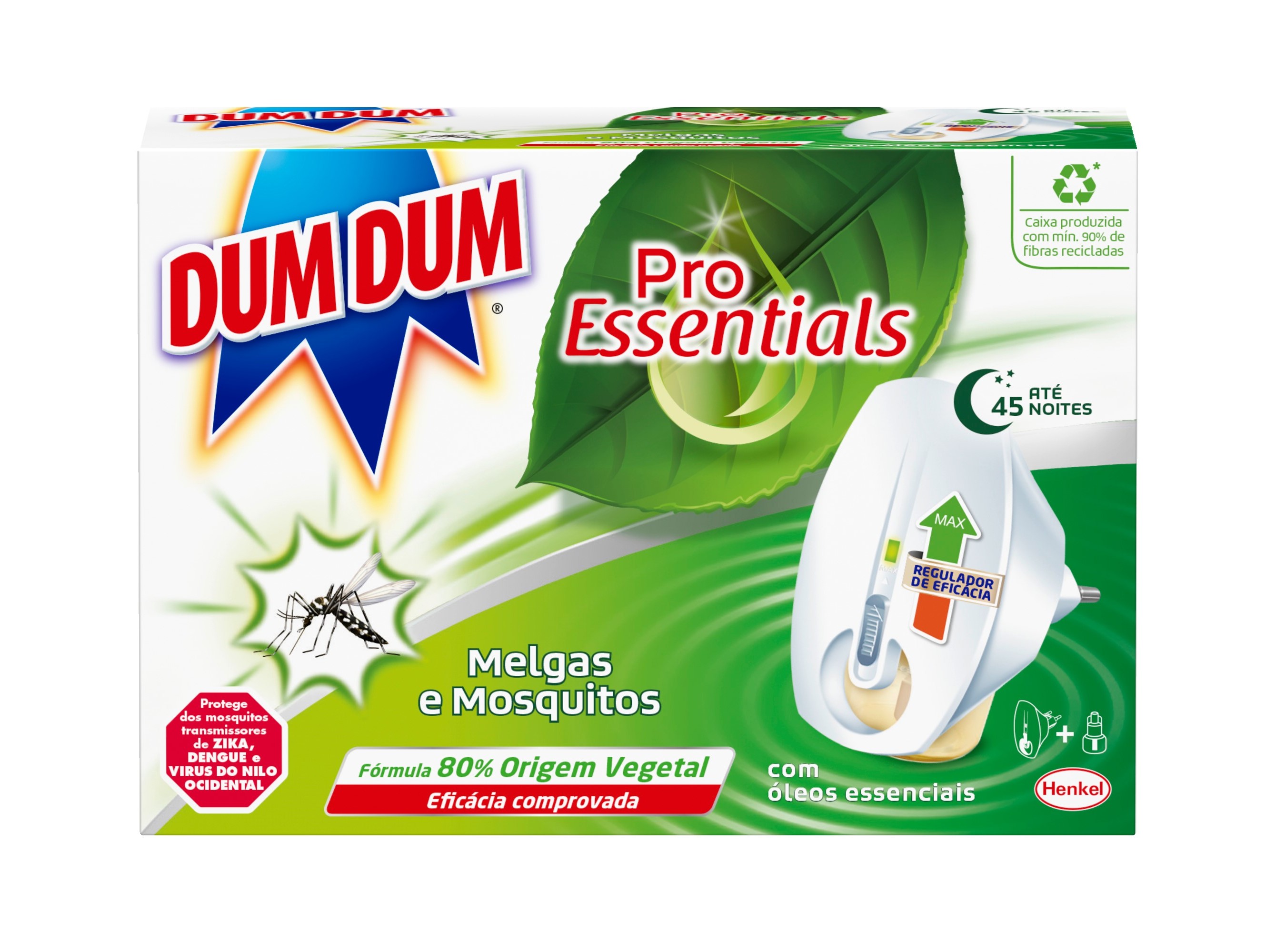 Insecticida Elétrico+recarga Dum Dum Pro Essentials 45 Noites