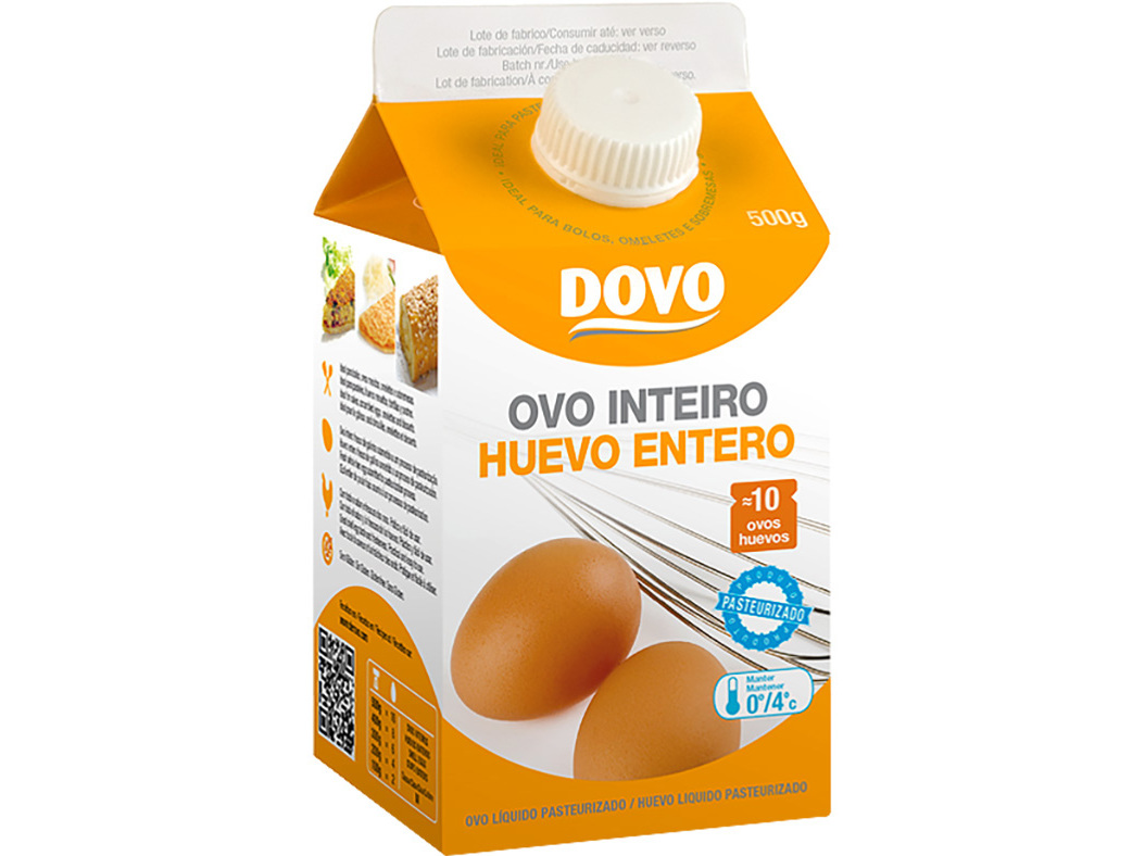 Ovo Inteiro Liquido Dovo Com Tampa 500g