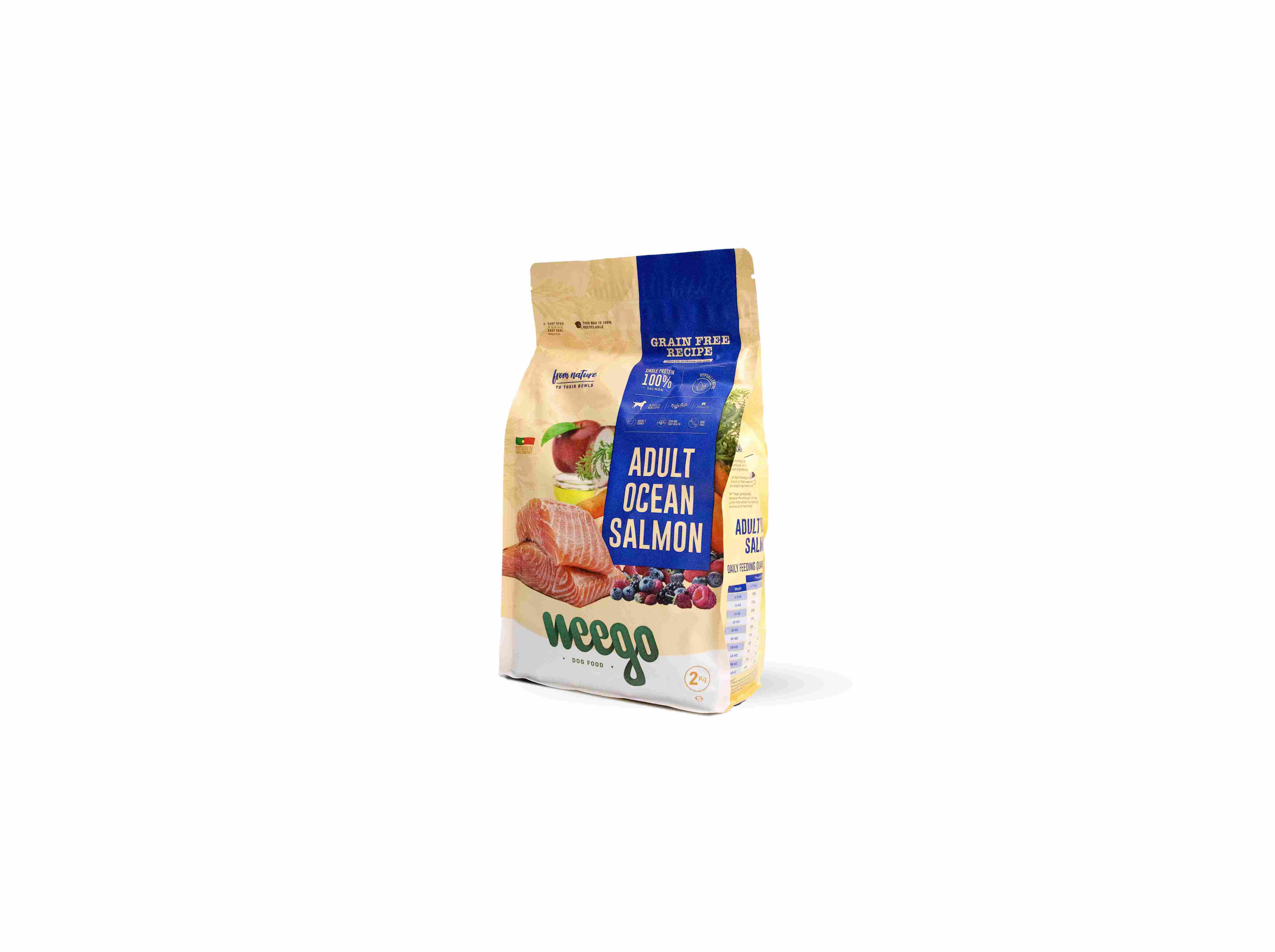 Ração Cão Weego Grain Free Salmão 2kg