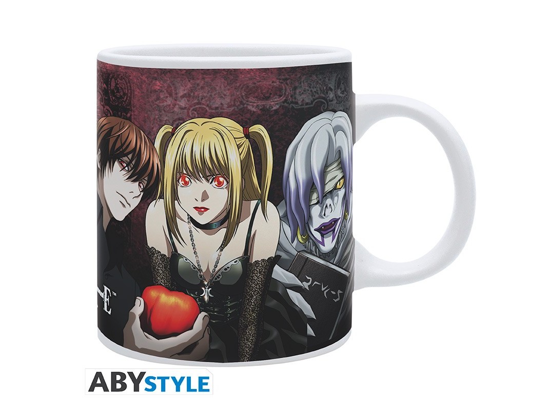 Caneca Death Note Personagens Toda Preta