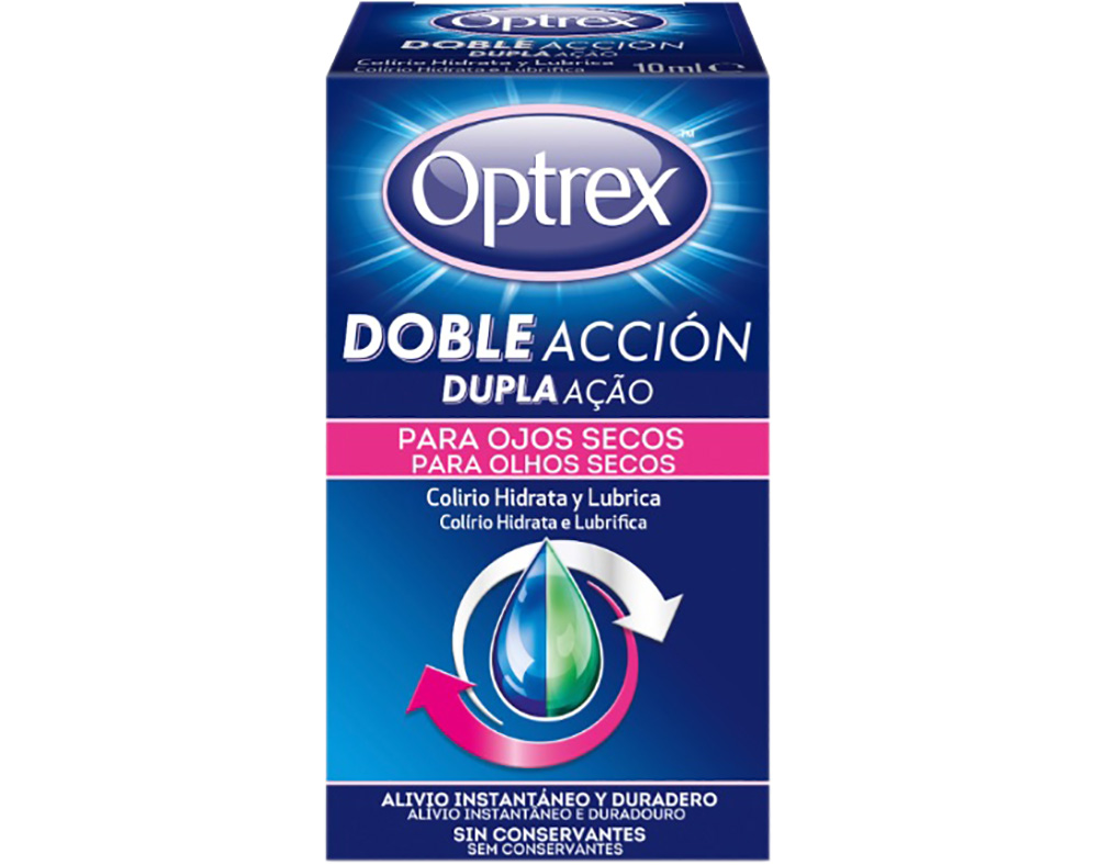 Optrex Colírio Dupla Ação Olhos Secos 10ml