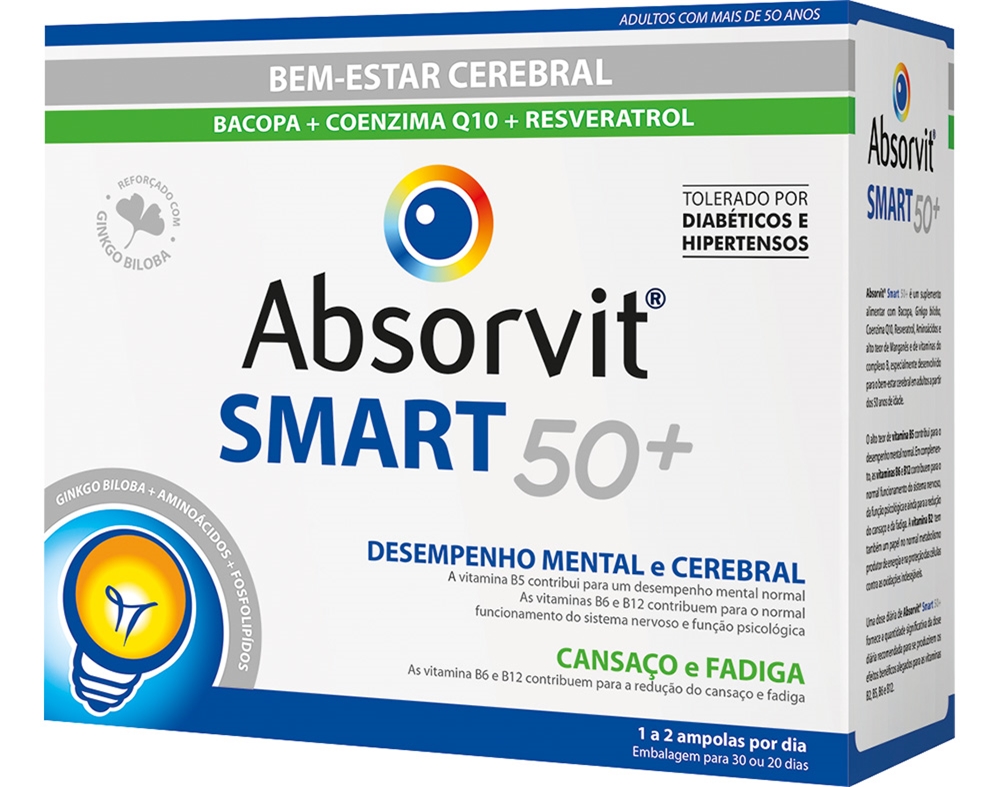 Absorvit Smart 50+ 30 Ampolas x 10 ml