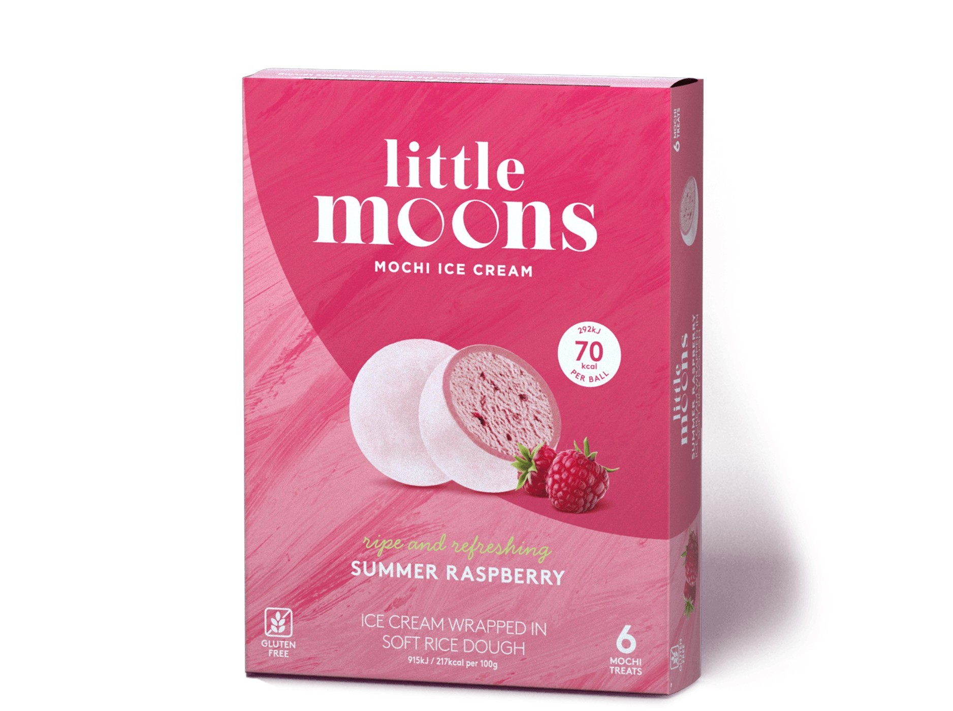 Gelado Mochi Little Moons Framboesa 192g (6un)