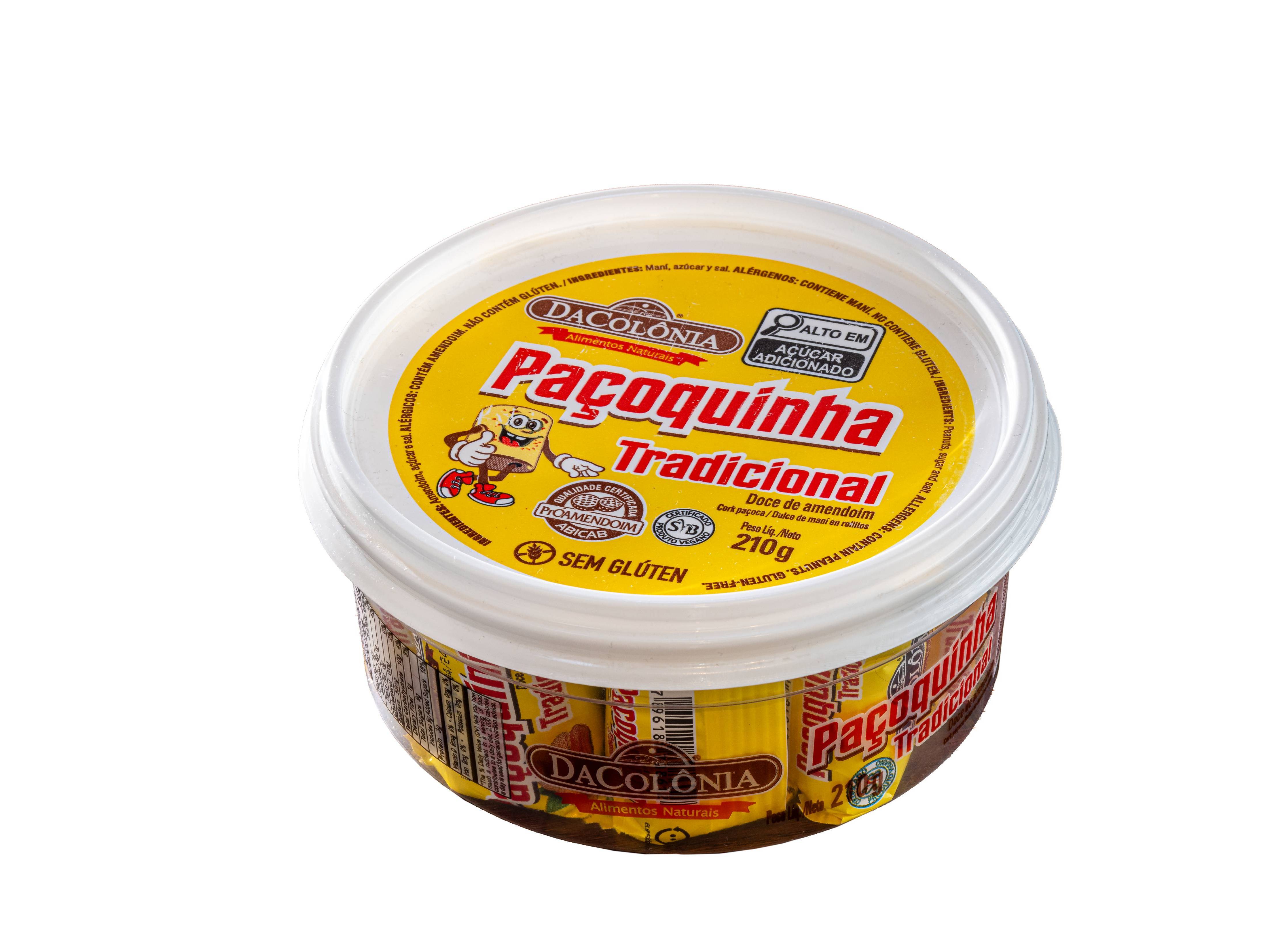 Paçoca Dacolônia Tradicional 210g