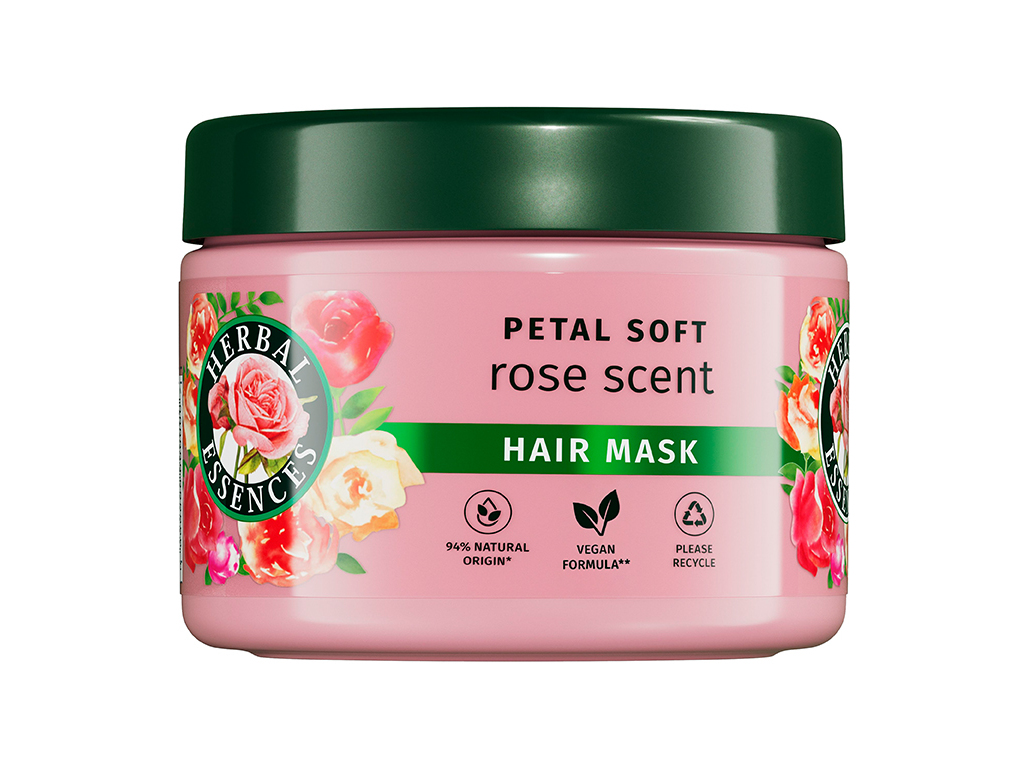 Máscara De Cabelo Herbal Rosa Suaviza 300ml