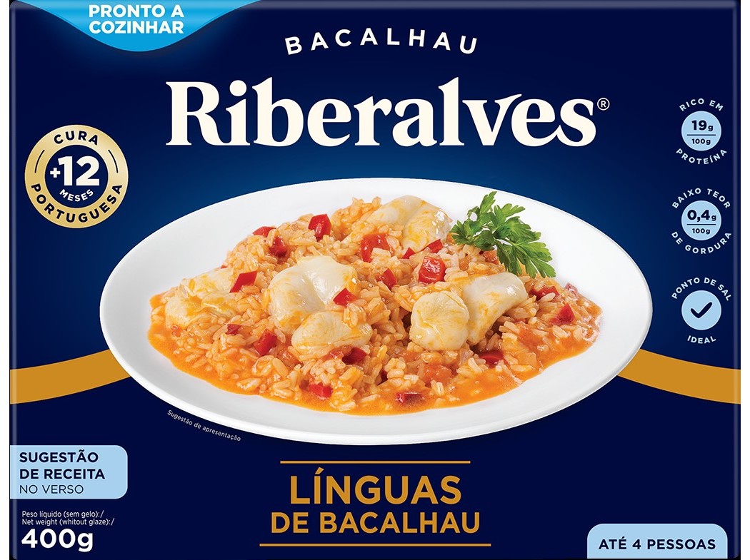 Linguas De Bacalhau Riberalves 400g