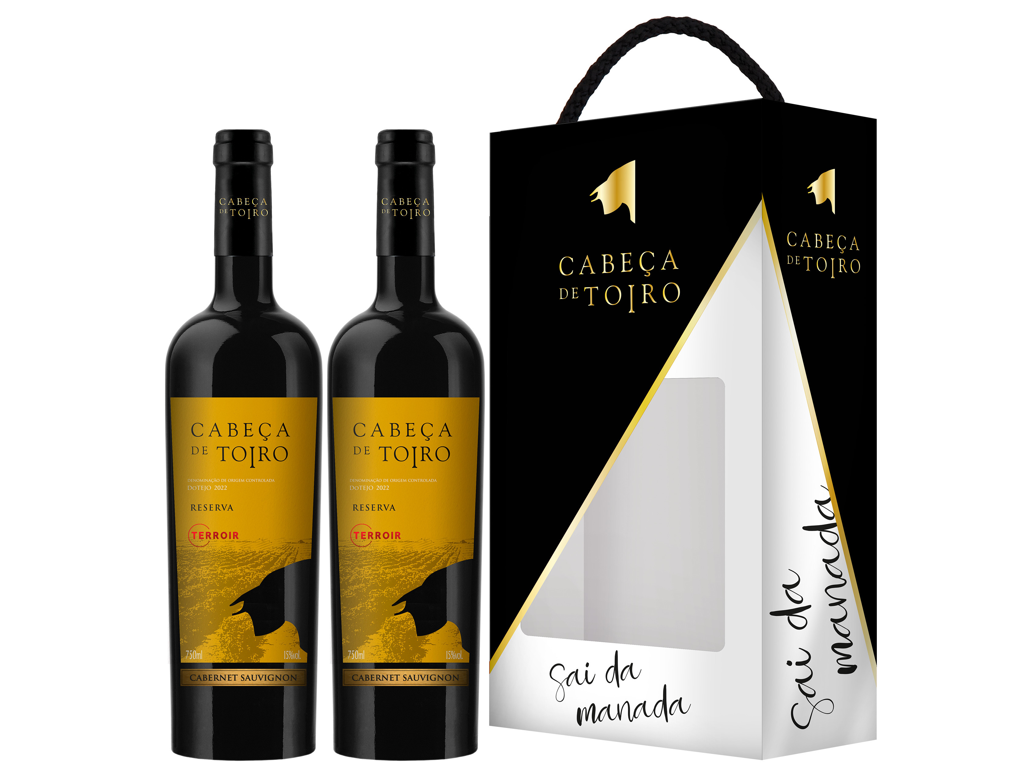 Conj. Vinho Cabeça De Toiro Reserva Cab Sauv 2x 075l