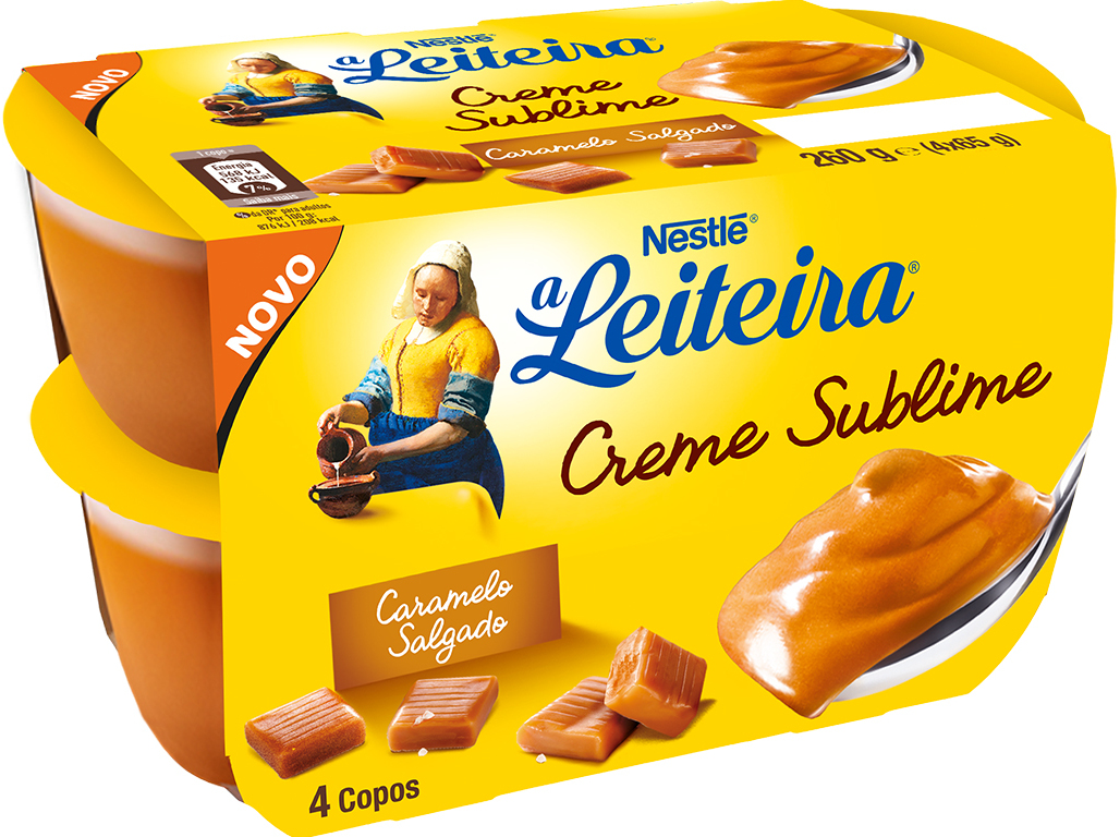 Sobremesa A Leiteira Creme Caramelo 4x65g