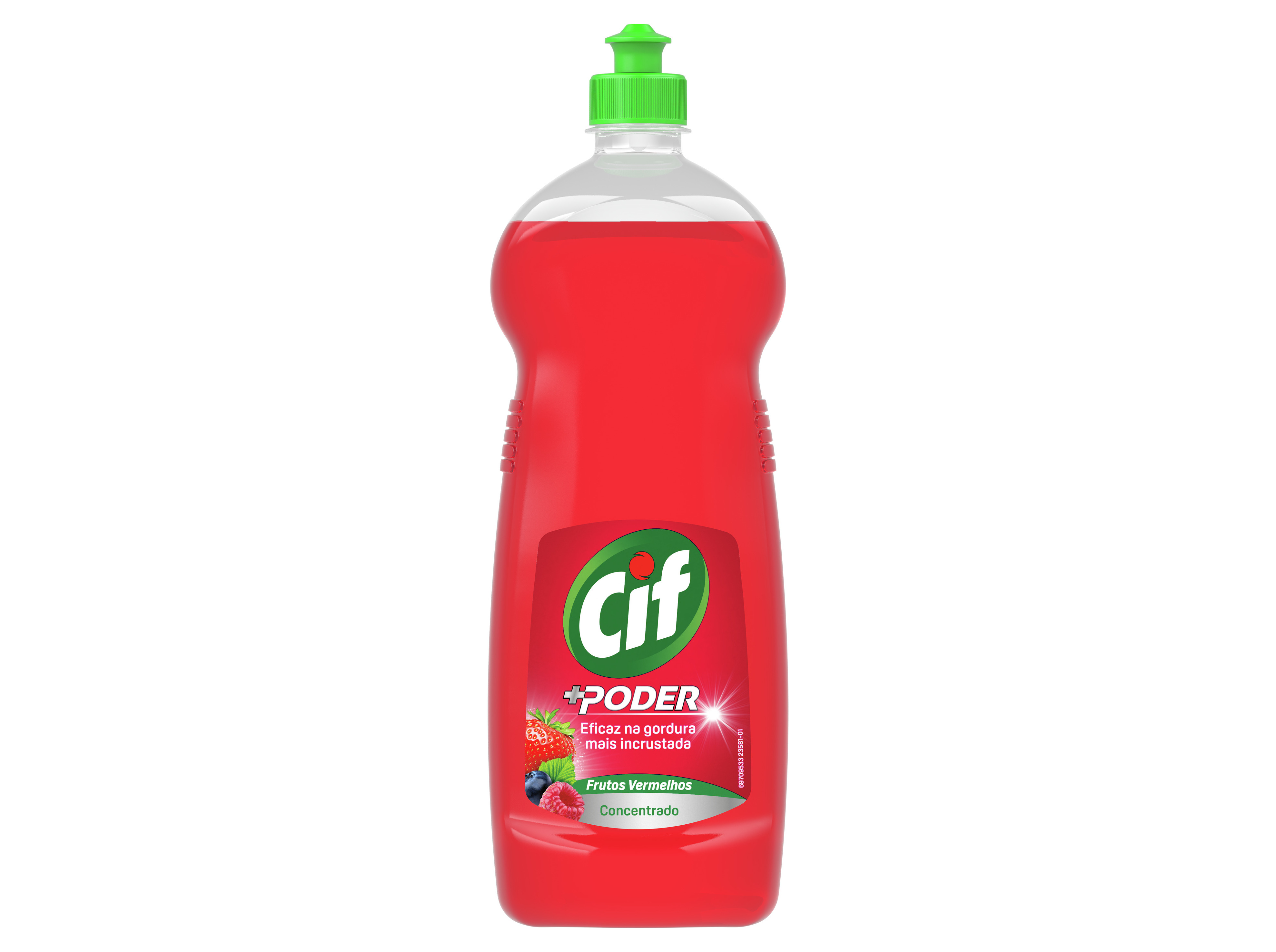 Detergente Loiça Manual Cif +poder Frutos Vermelhos 1lt