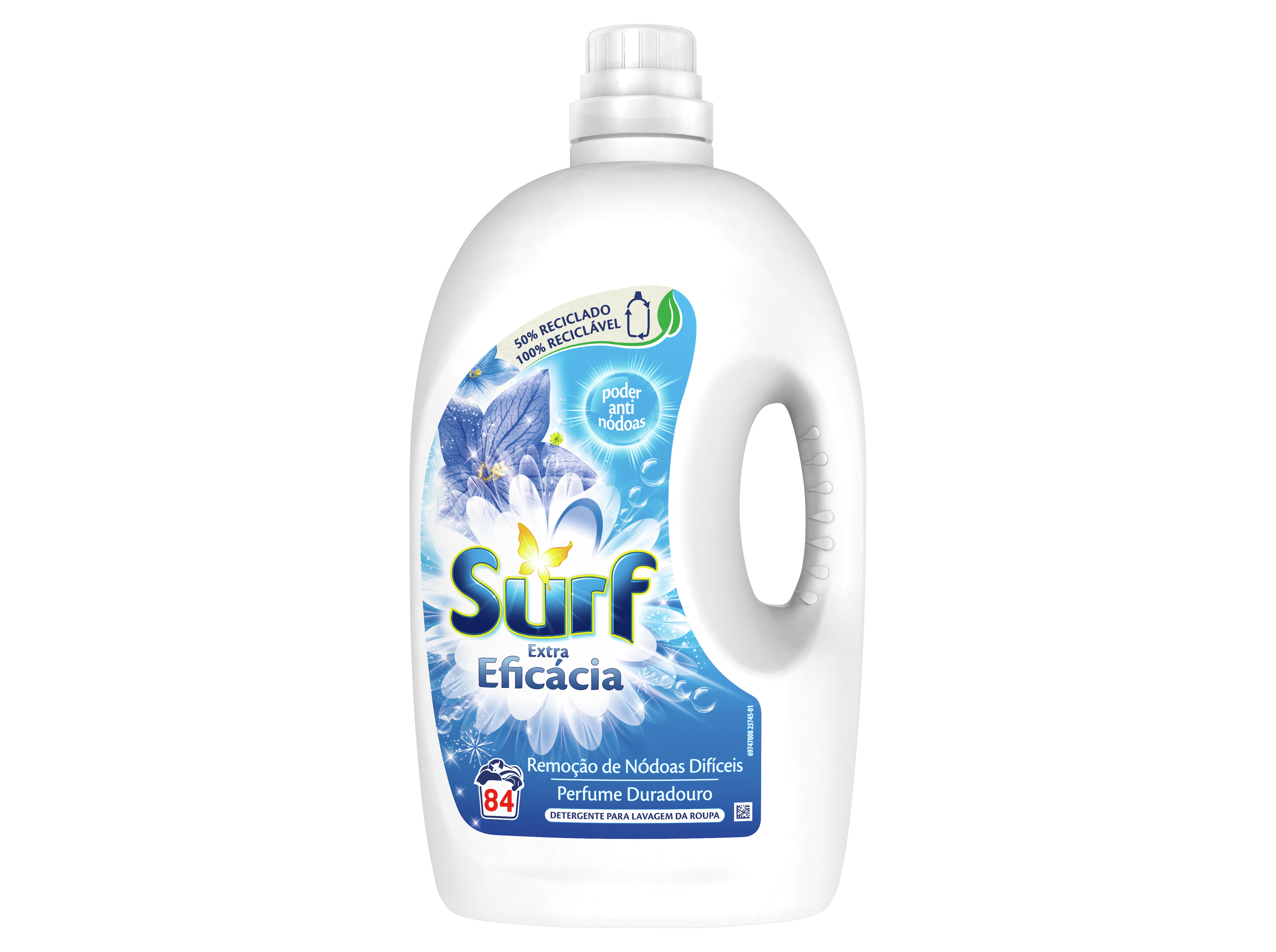 Detergente Roupa Máquina Líquido Surf Extra Eficácia 84d