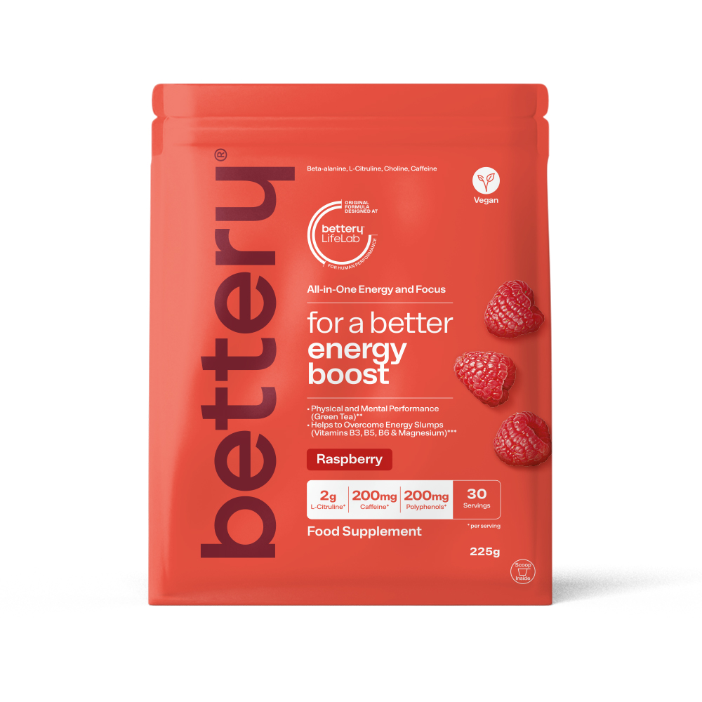 Suplemento Pré-treino Bettery Framboesa 225g