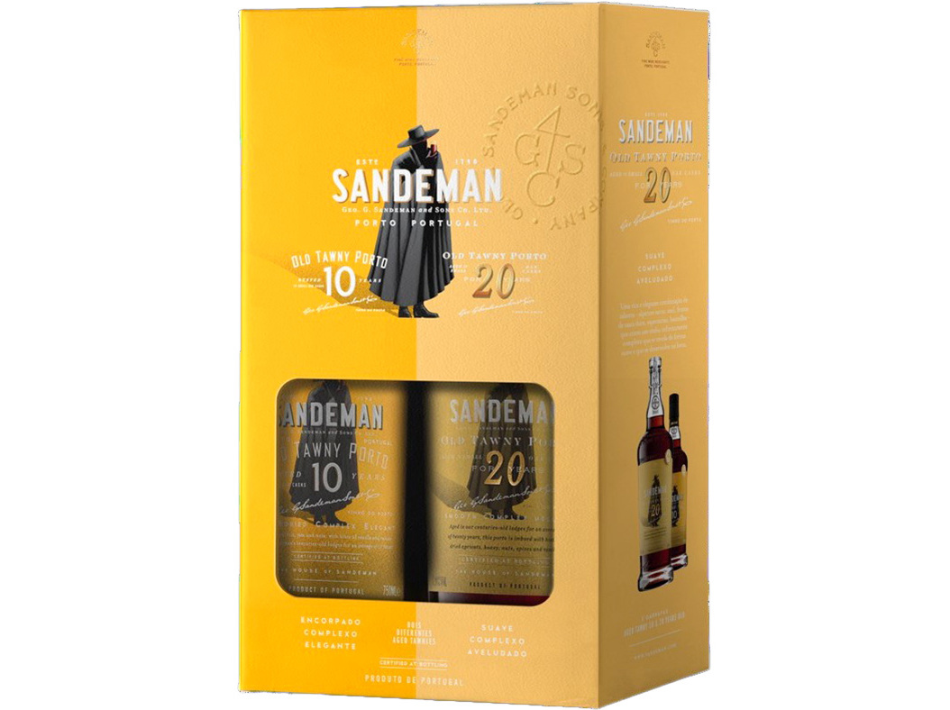 Conjunto Sandeman 10+20 Anos 2x0.75l