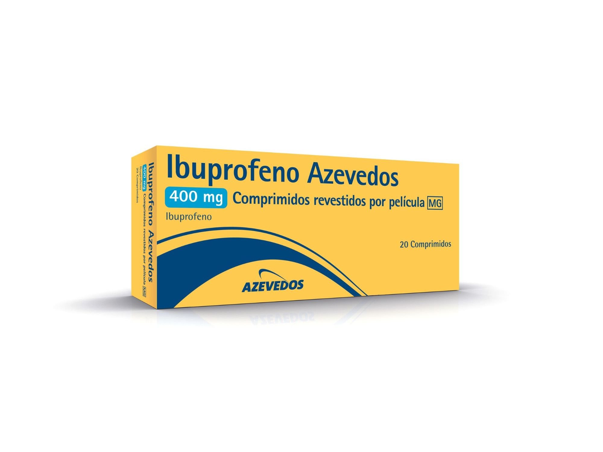 Comprimidos Azevedo Ibuprofeno 400mg 20un